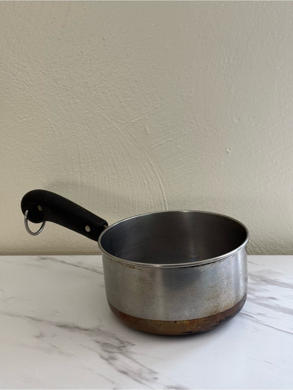 Vintage Revere Ware 1 Cup Measuring Pan Mini Melting Pot Copper‎ Bottom
